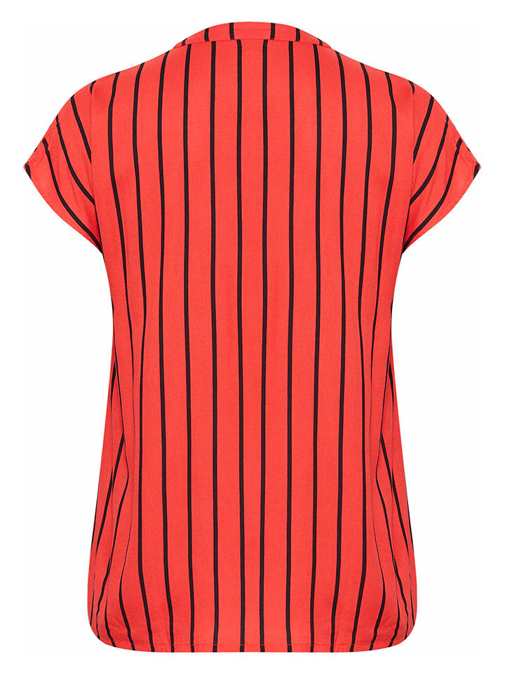 KAFFE curve Rot/ Schwarz 717791 Bluse in Rot/ Schwarz - 5