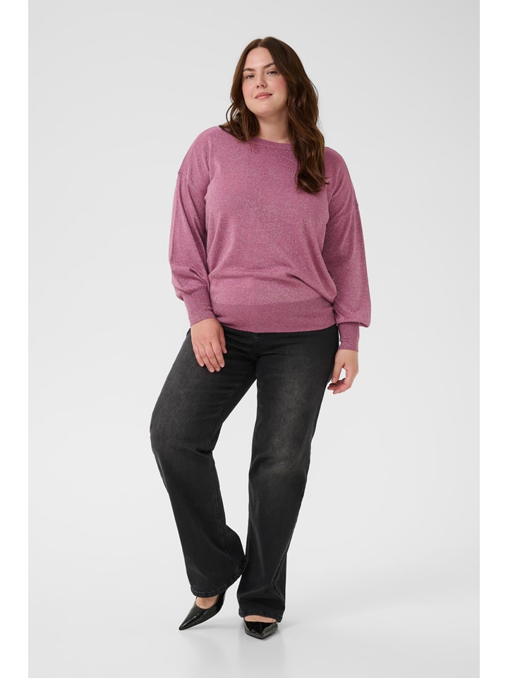 Sveter KAFFE curve Beere 7192990 Pullover in Beere - 2