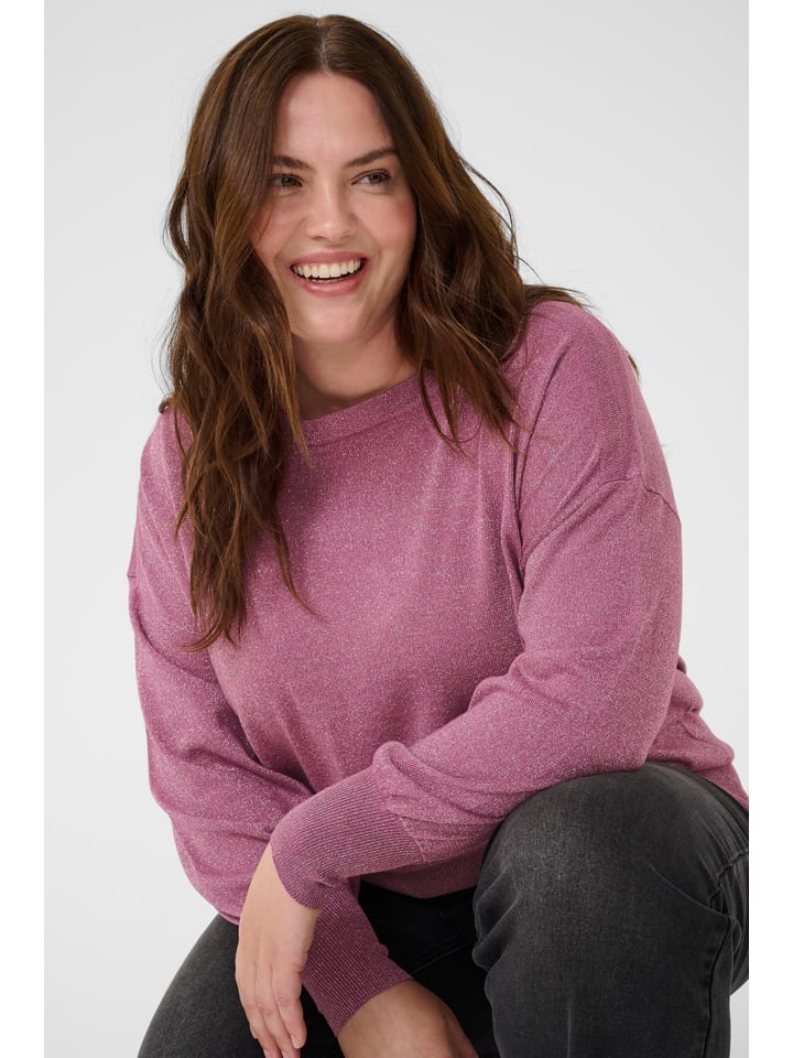 Sveter KAFFE curve Beere 7192990 Pullover in Beere - 3