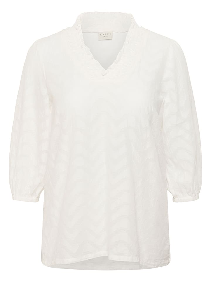 KAFFE curve Weiß 4999735 Bluse in Weiß - 4