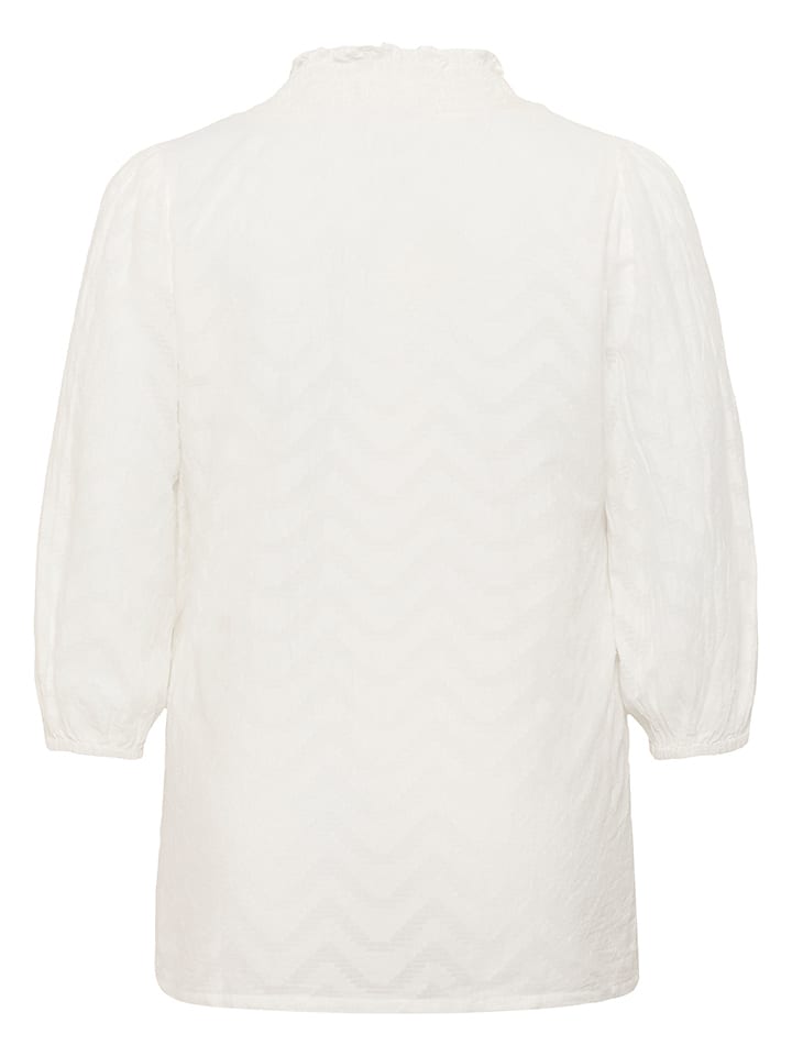 KAFFE curve Weiß 4999735 Bluse in Weiß - 5