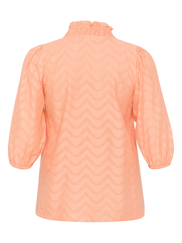 KAFFE curve Apricot 386114 Bluse in Apricot - 5