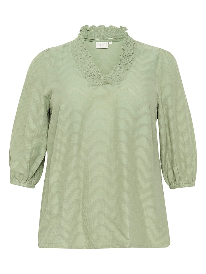 KAFFE curve Grün 2462015 Bluse in Grün - 4