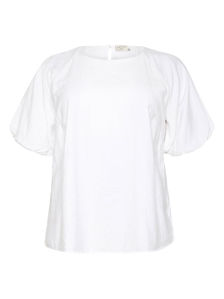 KAFFE curve Weiß 209984 Bluse in Weiß - 4