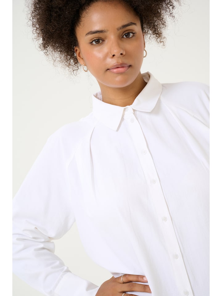 KAFFE curve Weiß 184978 Bluse in Weiß - 3
