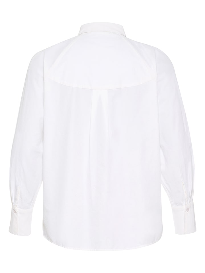 KAFFE curve Weiß 184978 Bluse in Weiß - 5