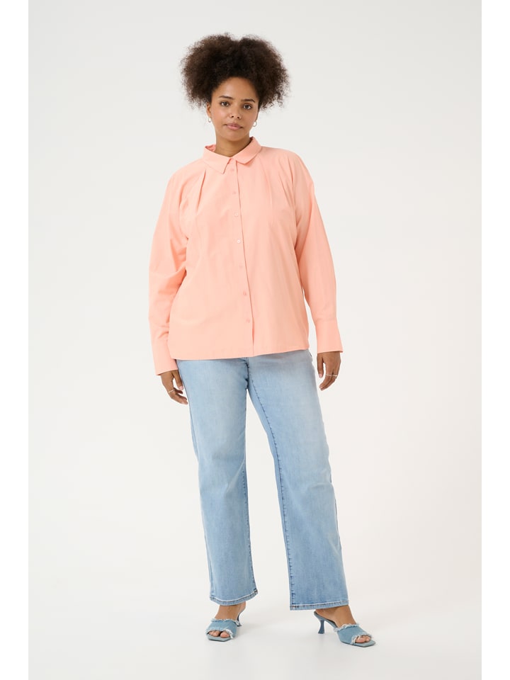 KAFFE curve Apricot 5684440 Bluse in Apricot - 2