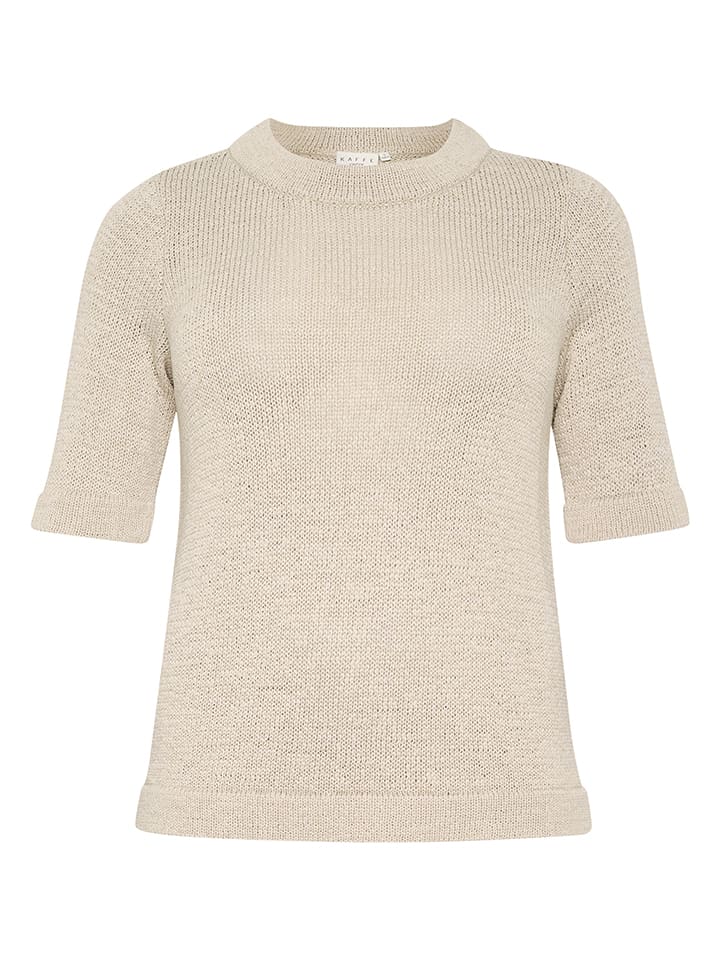 Sveter KAFFE curve Sand 971158 Pullover in Sand - 4