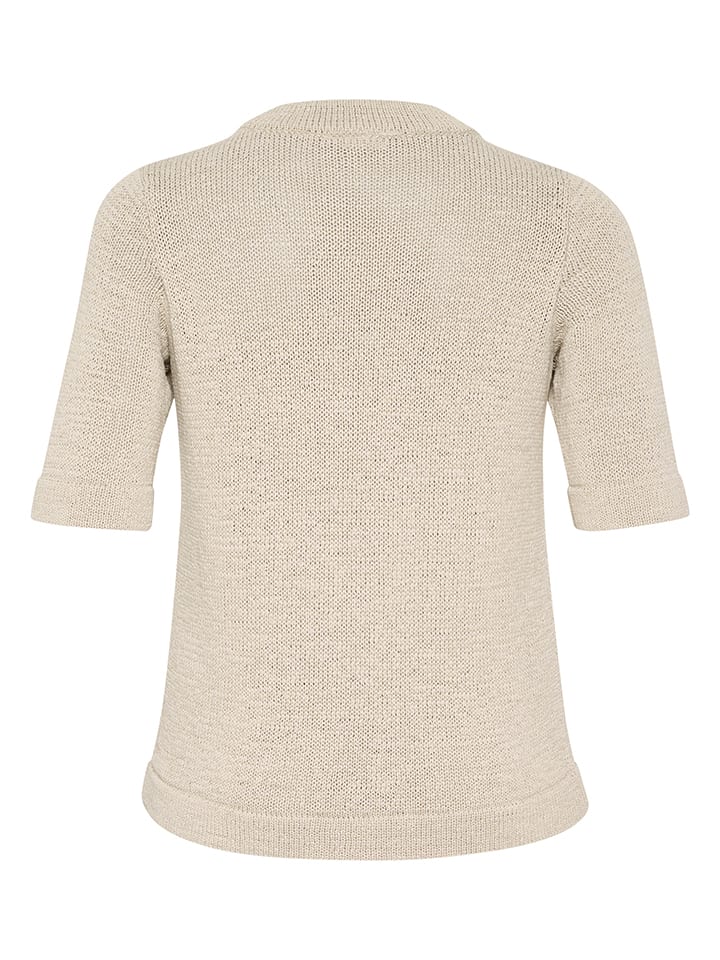 Sveter KAFFE curve Sand 971158 Pullover in Sand - 5