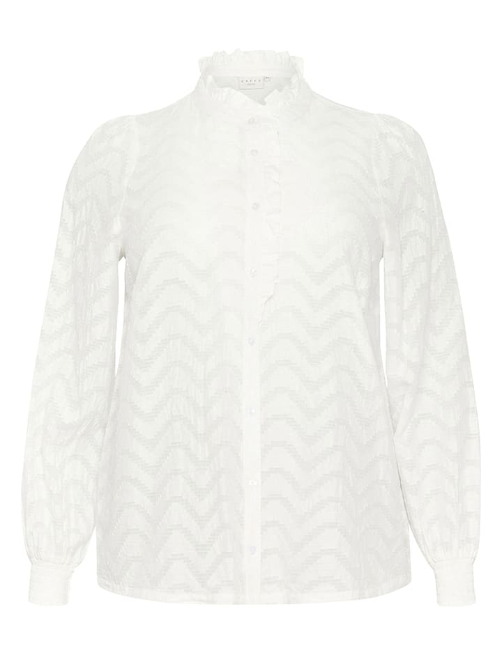 KAFFE curve Weiß 2047395 Bluse in Weiß - 4
