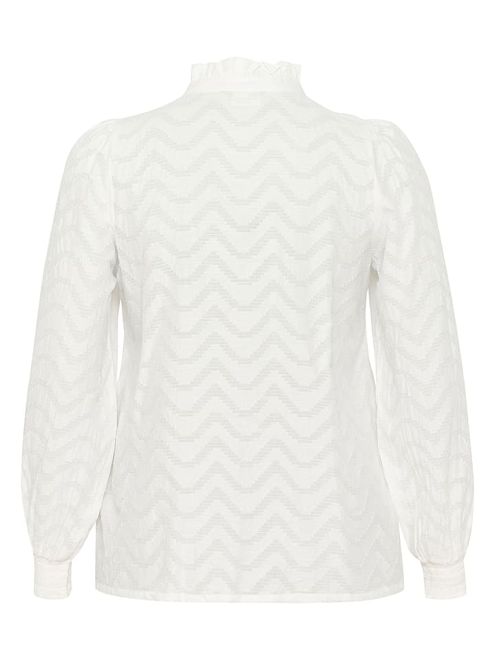KAFFE curve Weiß 2047395 Bluse in Weiß - 5