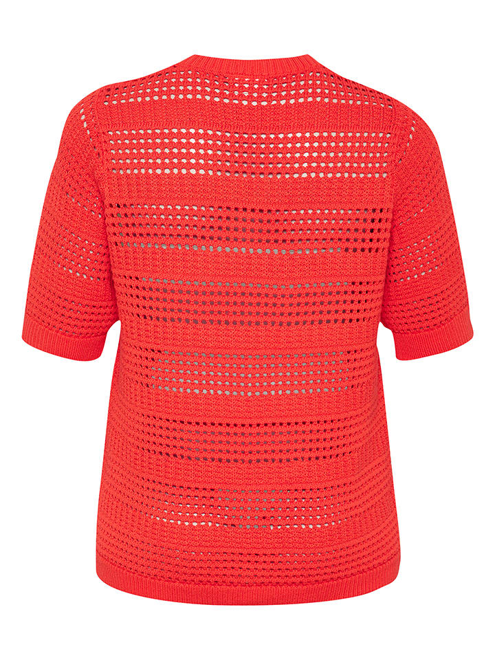 Sveter KAFFE curve Rot 9656276 Pullover in Rot - 5