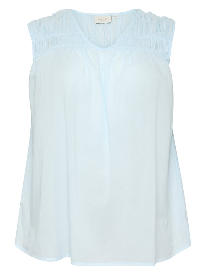 KAFFE curve Hellblau 4116355 Blusentop in Hellblau - 4