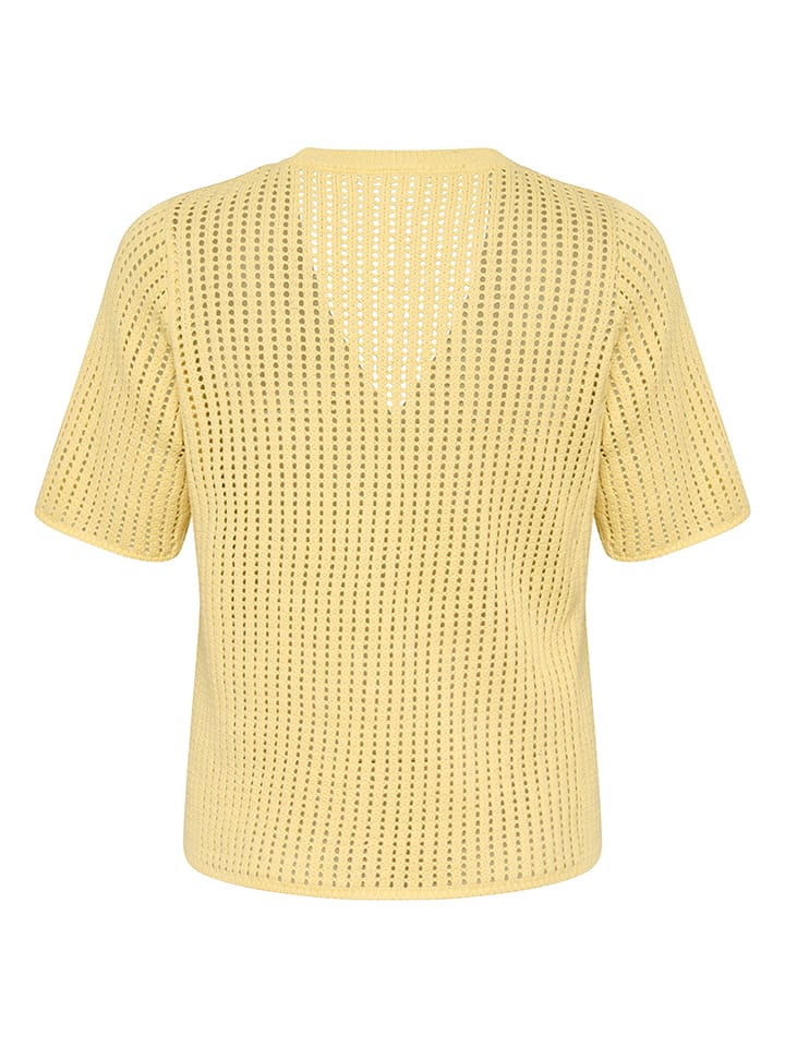 Sveter KAFFE curve Gelb 912645 Cardigan in Gelb - 5