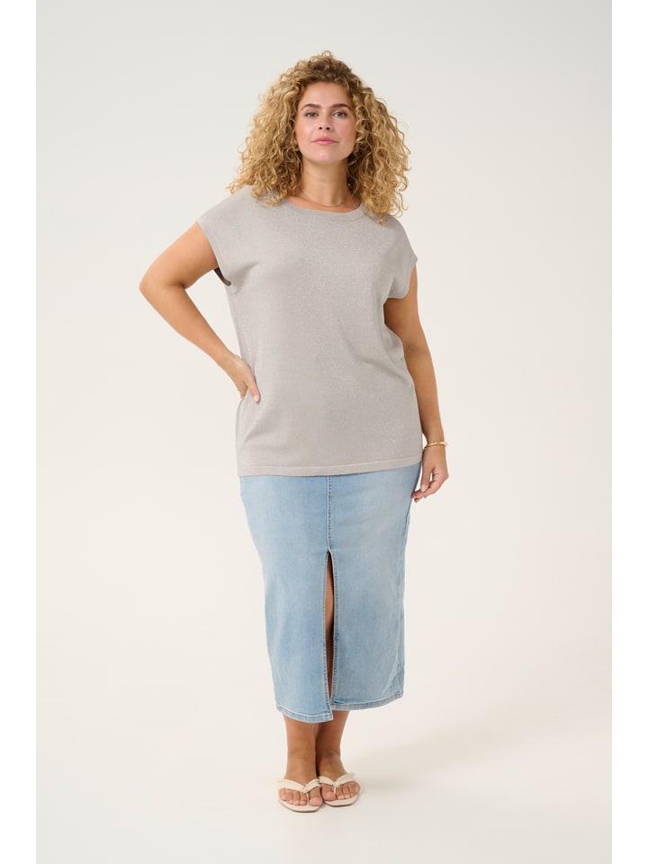 Tričko KAFFE curve Grau 7815562 Shirt in Grau - 2
