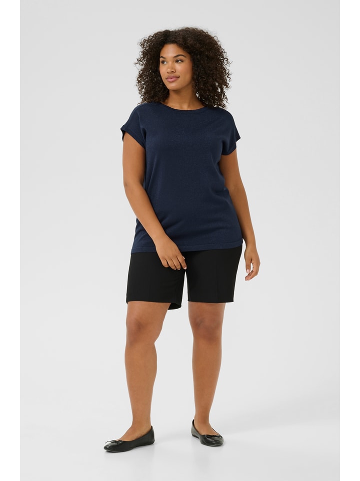 Tričko KAFFE curve Dunkelblau 5430716 Shirt in Dunkelblau - 2