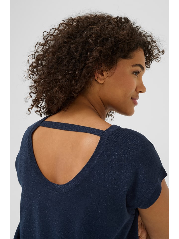 Tričko KAFFE curve Dunkelblau 5430716 Shirt in Dunkelblau - 3