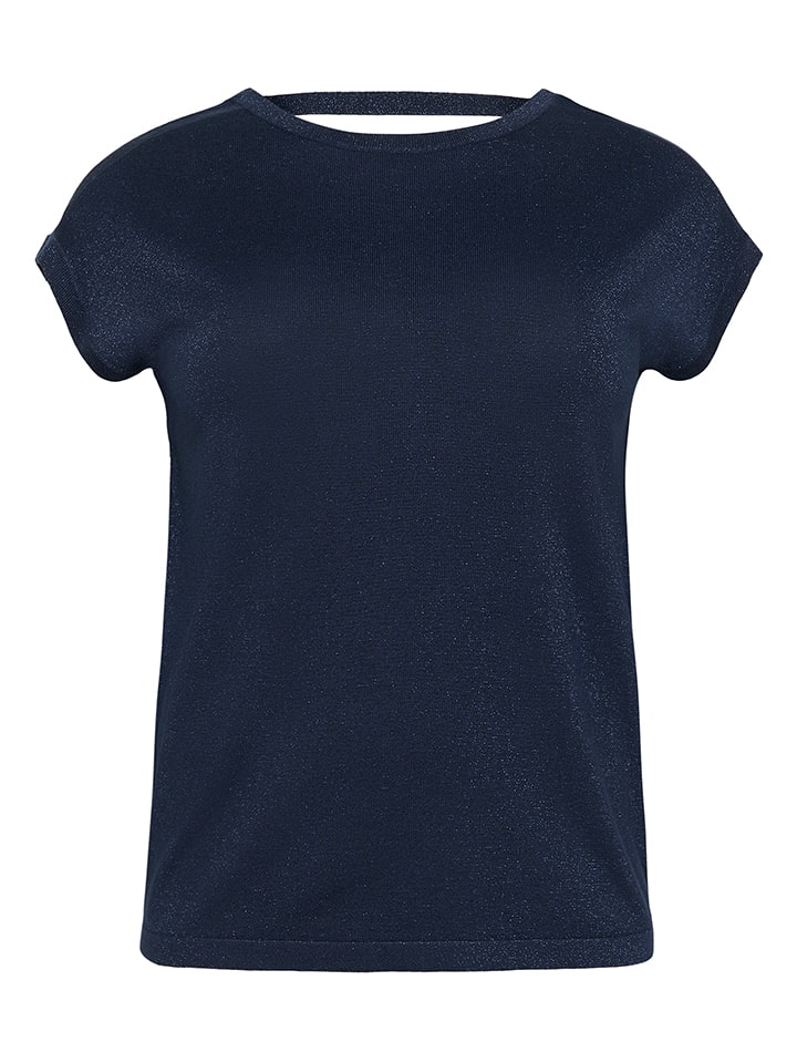 Tričko KAFFE curve Dunkelblau 5430716 Shirt in Dunkelblau - 4