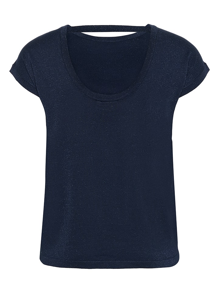 Tričko KAFFE curve Dunkelblau 5430716 Shirt in Dunkelblau - 5