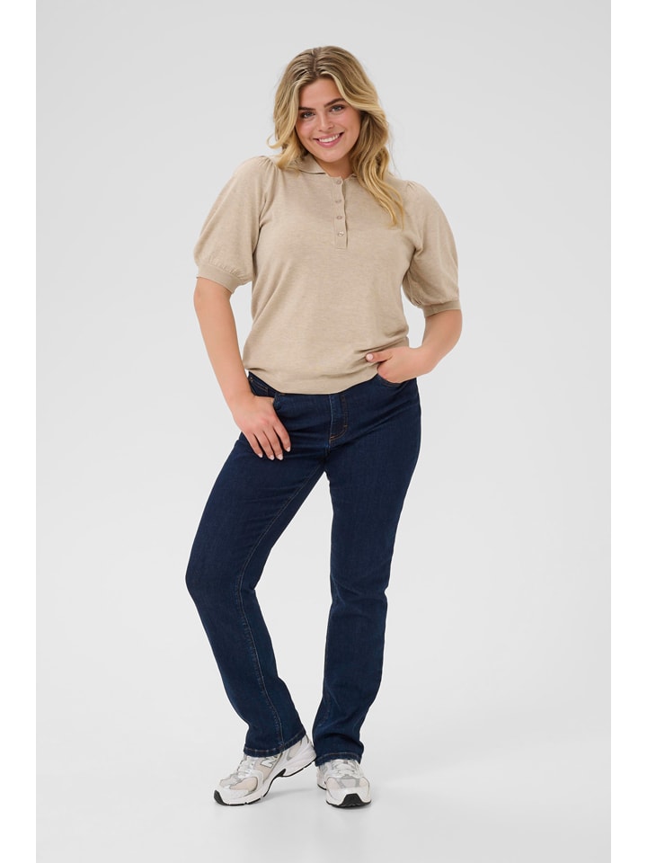 Sveter KAFFE curve Beige 9519062 Pullover in Beige - 2