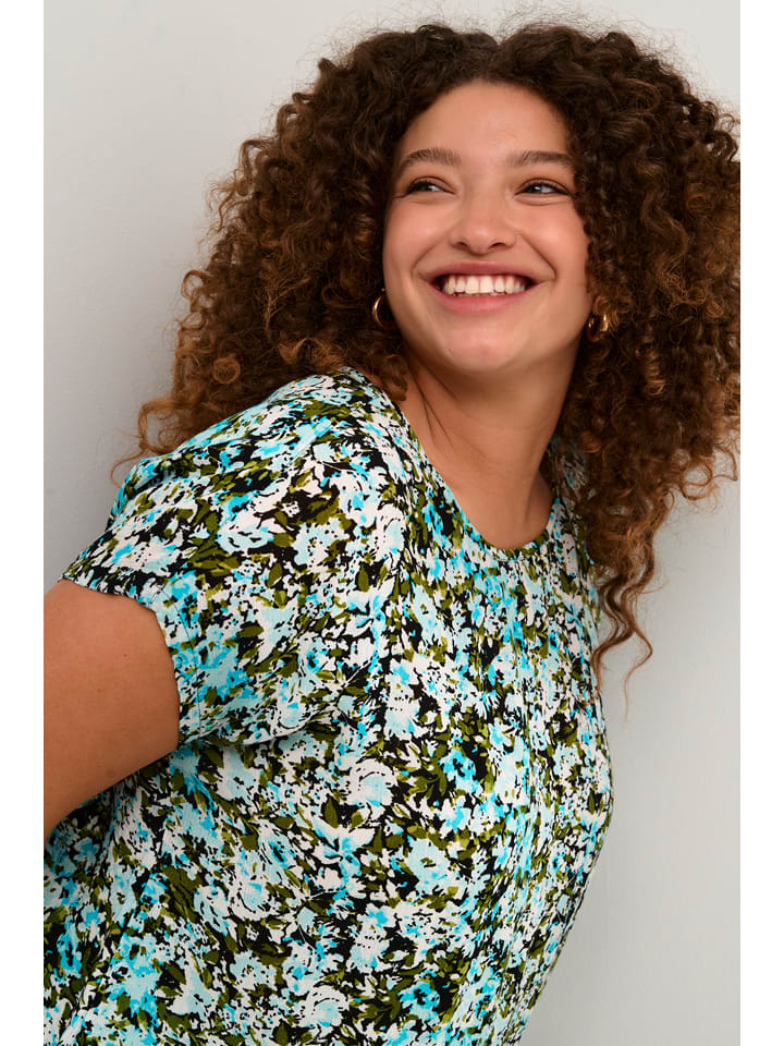 KAFFE curve Türkis/ Grün 9186807 Bluse in Türkis/ Grün - 3