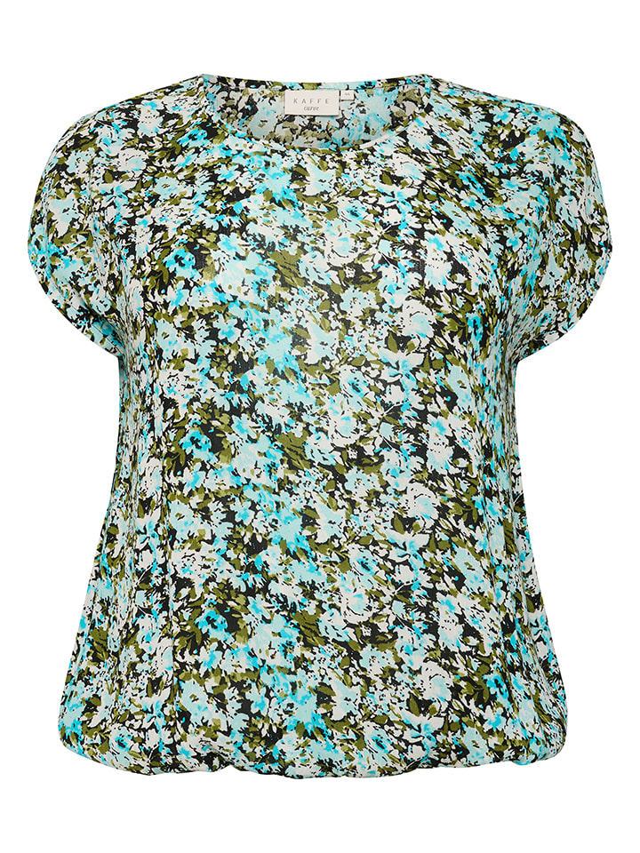 KAFFE curve Türkis/ Grün 9186807 Bluse in Türkis/ Grün - 5