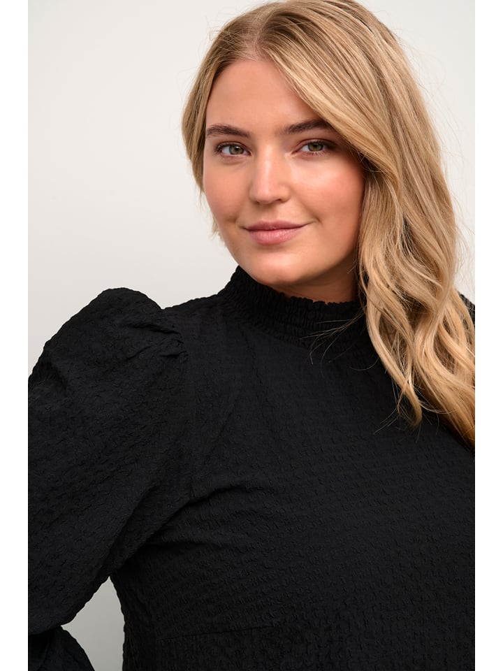 KAFFE curve Schwarz 265282 Bluse in Schwarz - 3