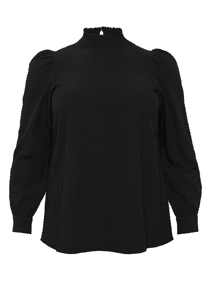 KAFFE curve Schwarz 265282 Bluse in Schwarz - 5