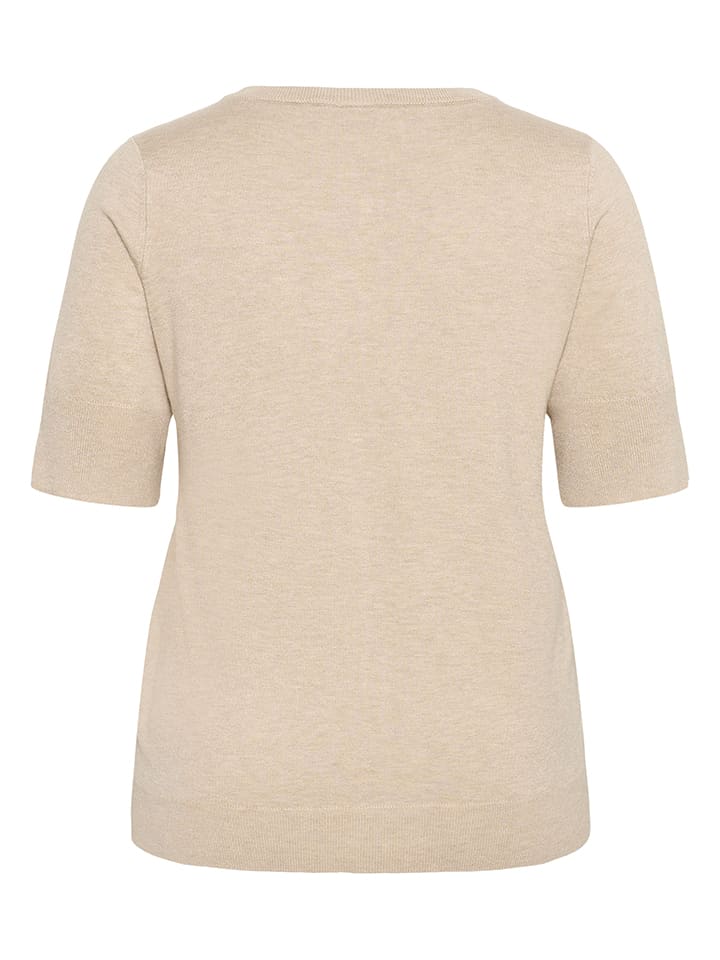 Sveter KAFFE curve Beige 7956108 Cardigan in Beige - 5
