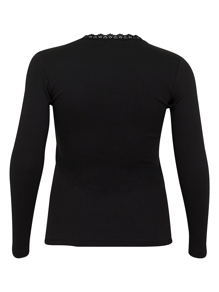 KAFFE curve Schwarz 252312 Longsleeve in Schwarz - 5