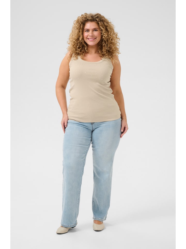 KAFFE curve Beige 9019697 Top in Beige - 2