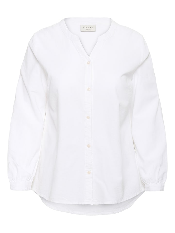 KAFFE curve Weiß 1455167 Bluse in Weiß - 4