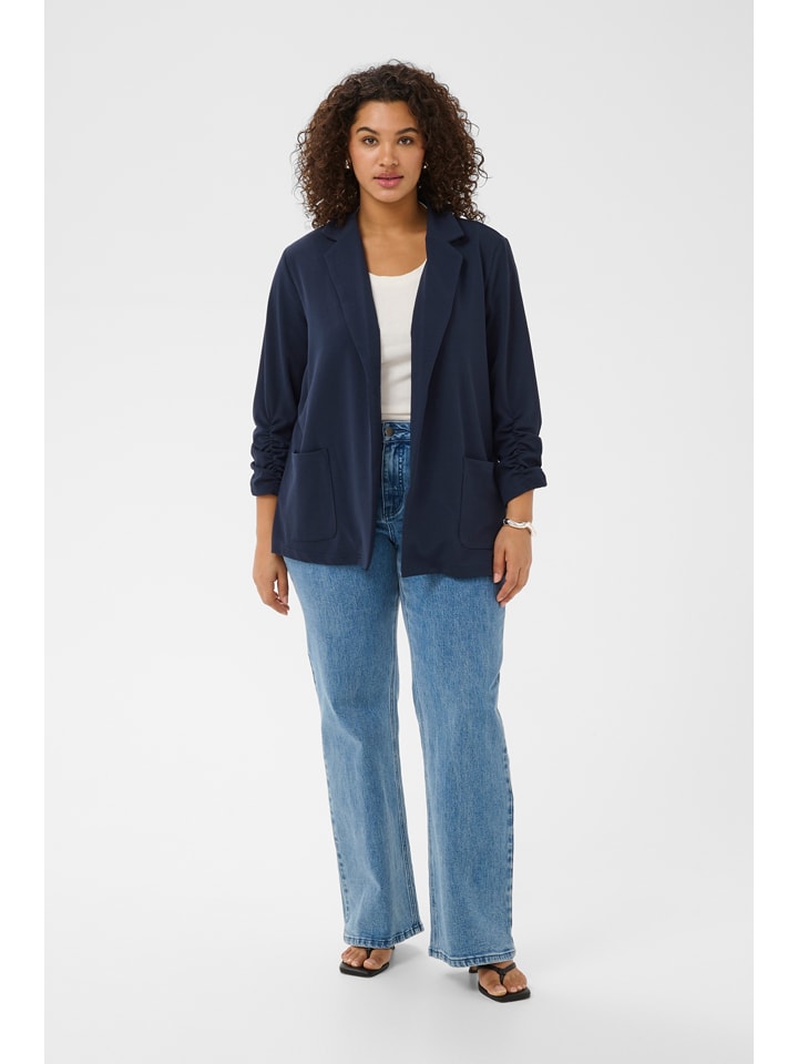 Dámska bunda KAFFE curve Dunkelblau 234084 Blazer in Dunkelblau - 2