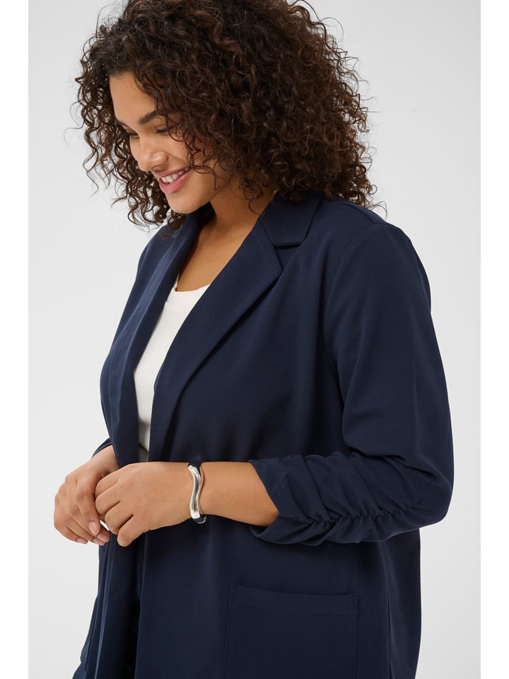 Dámska bunda KAFFE curve Dunkelblau 234084 Blazer in Dunkelblau - 3