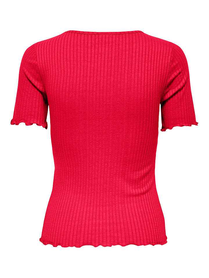 Tričko JDY Rot 8670086 Shirt "Fransiska" in Rot - 2