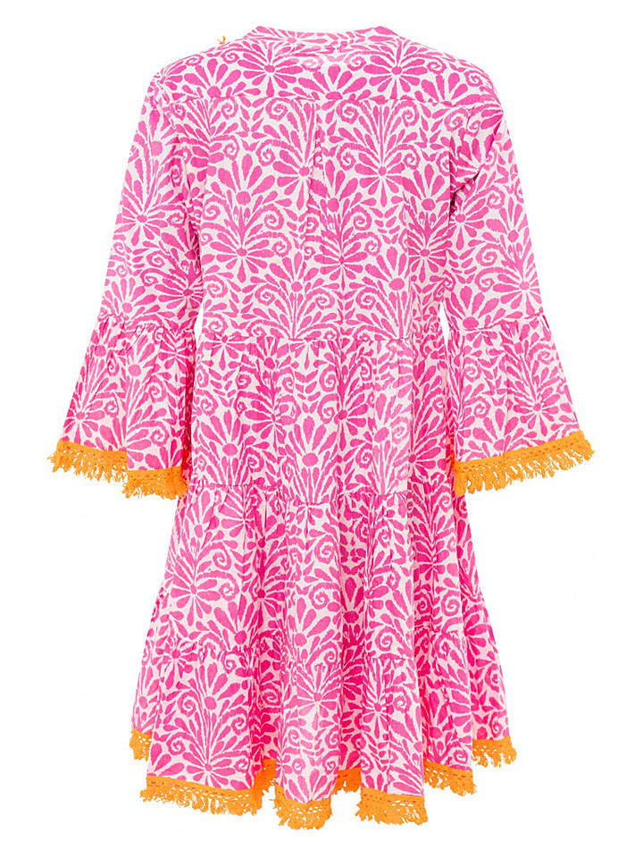 Šaty Zwillingsherz Pink 3062606 Kleid "Flower Layout" in Pink - 4