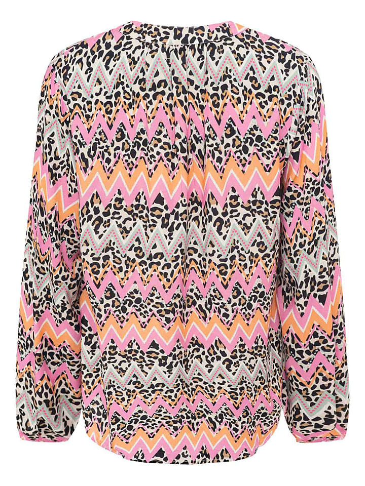 Zwillingsherz Bunt 4862615 Bluse "Graphic Leo" in Bunt - 5