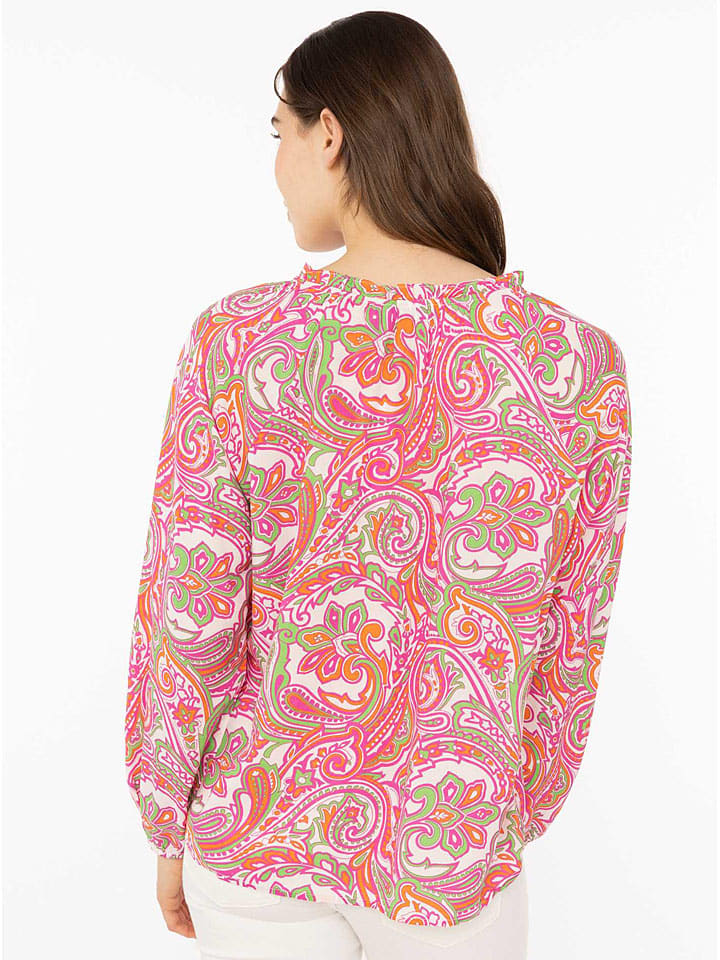 Zwillingsherz Pink 6564431 Bluse "Paisley" in Pink - 2