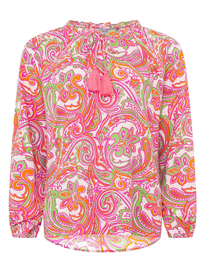 Zwillingsherz Pink 6564431 Bluse "Paisley" in Pink - 3