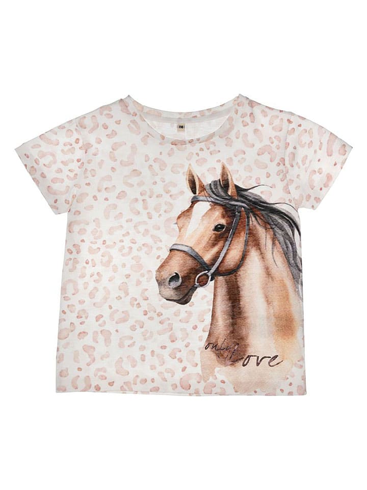 Tričko Bondi Beige 251500 Shirt "Leoallover" in Beige - 1