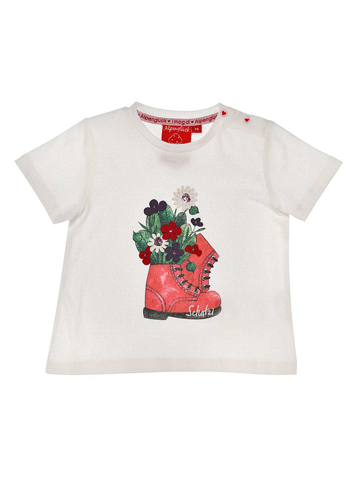 Tričko Bondi Weiß 5169020 Shirt "Wanderstiefel" in Weiß - 1