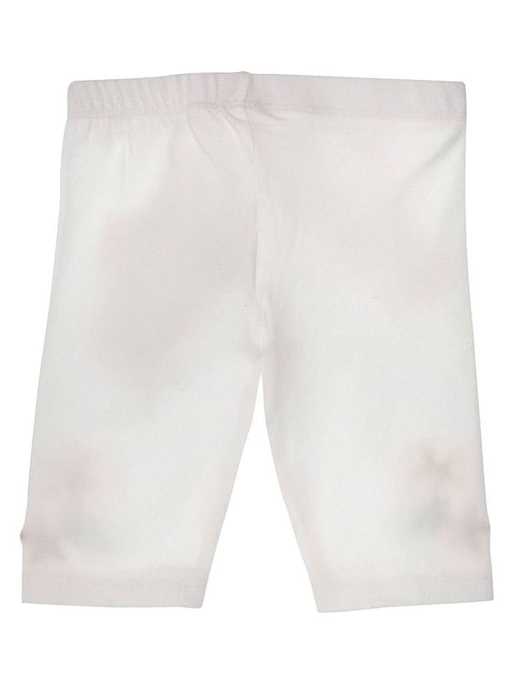 Bondi Weiß 1701671 Capri-Leggings "Blumen" in Weiß - 2