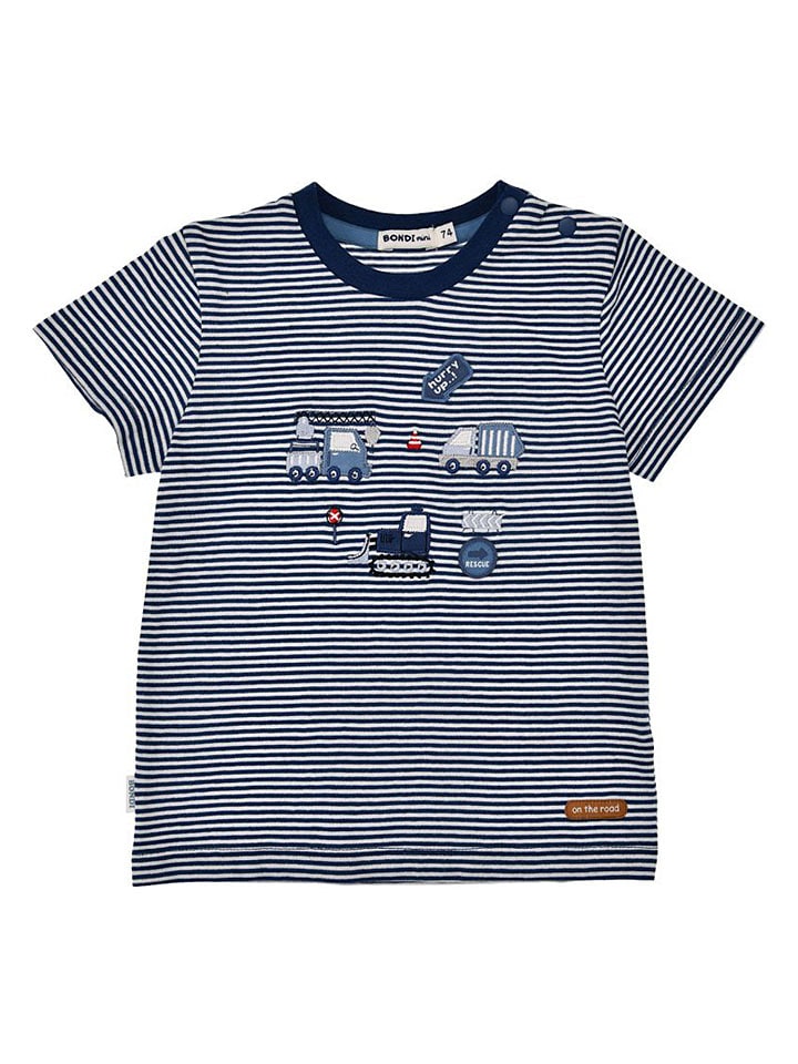 Tričko Bondi Dunkelblau/ Weiß 7527417 Shirt "Fahrzeuge" in Dunkelblau/ Weiß - 1