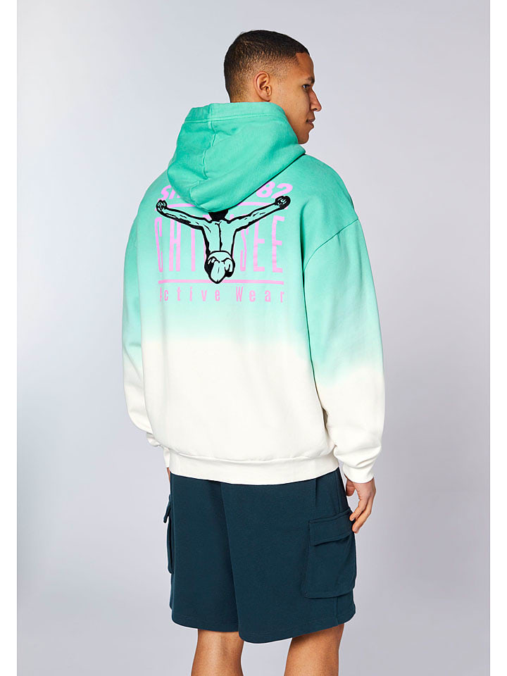 Mikina Chiemsee Türkis 7268577 Hoodie in Türkis - 5