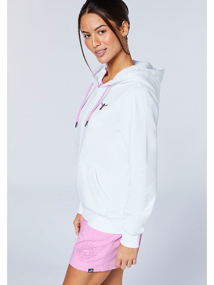 Mikina Chiemsee Weiß 1979429 Sweatjacke in Weiß - 3