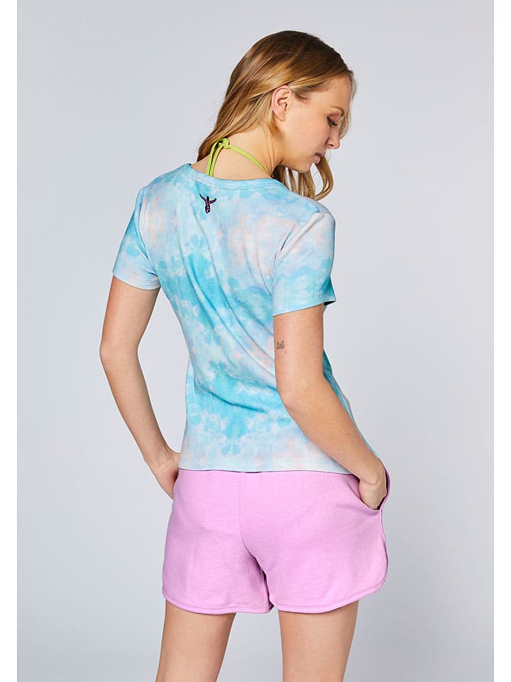 Tričko Chiemsee Hellblau/ Rosa 605176 Shirt in Hellblau/ Rosa - 2