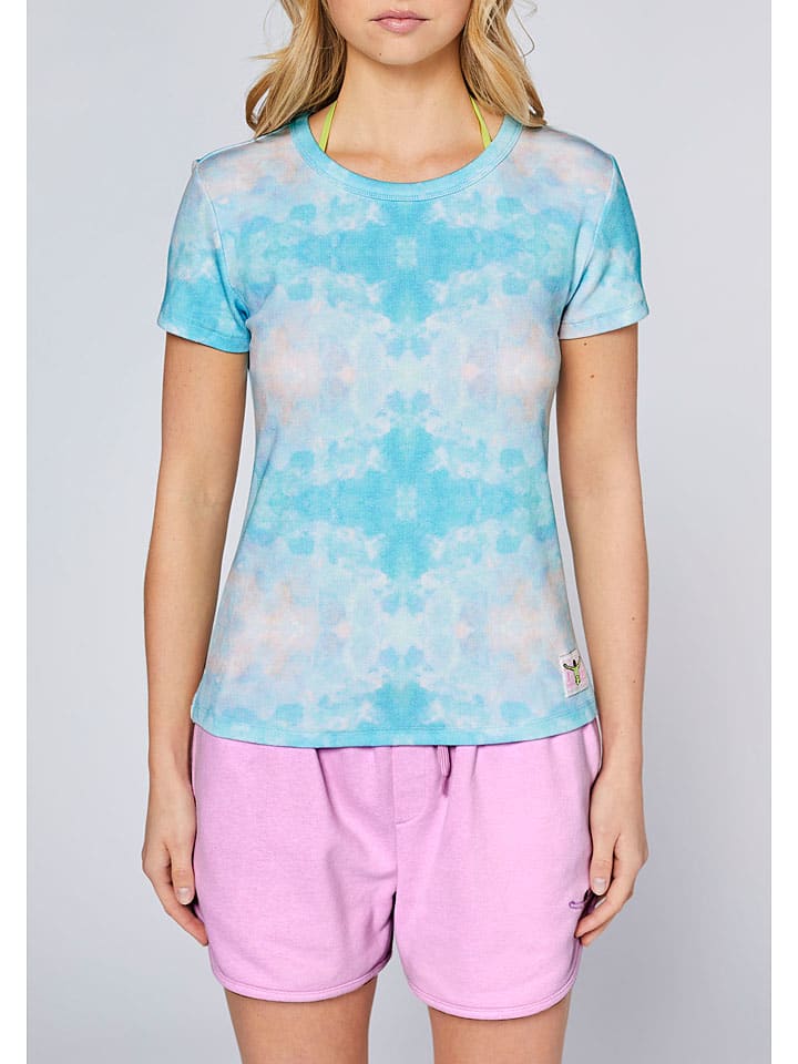 Tričko Chiemsee Hellblau/ Rosa 605176 Shirt in Hellblau/ Rosa - 5