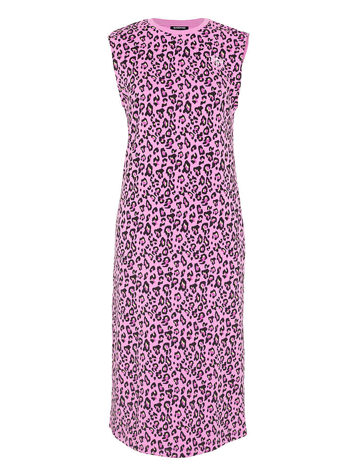 Šaty Chiemsee Rosa/ Schwarz 6185526 Sweatkleid in Rosa/ Schwarz - 6