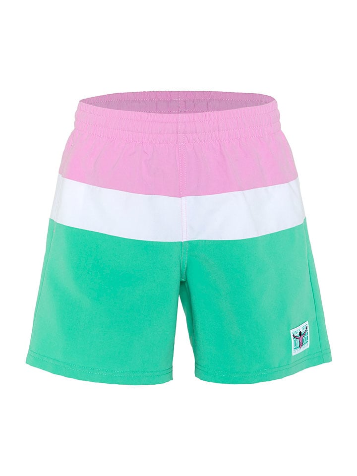 Chiemsee Türkis/ Rosa/ Weiß 8693890 Badeshorts in Türkis/ Rosa/ Weiß - 1