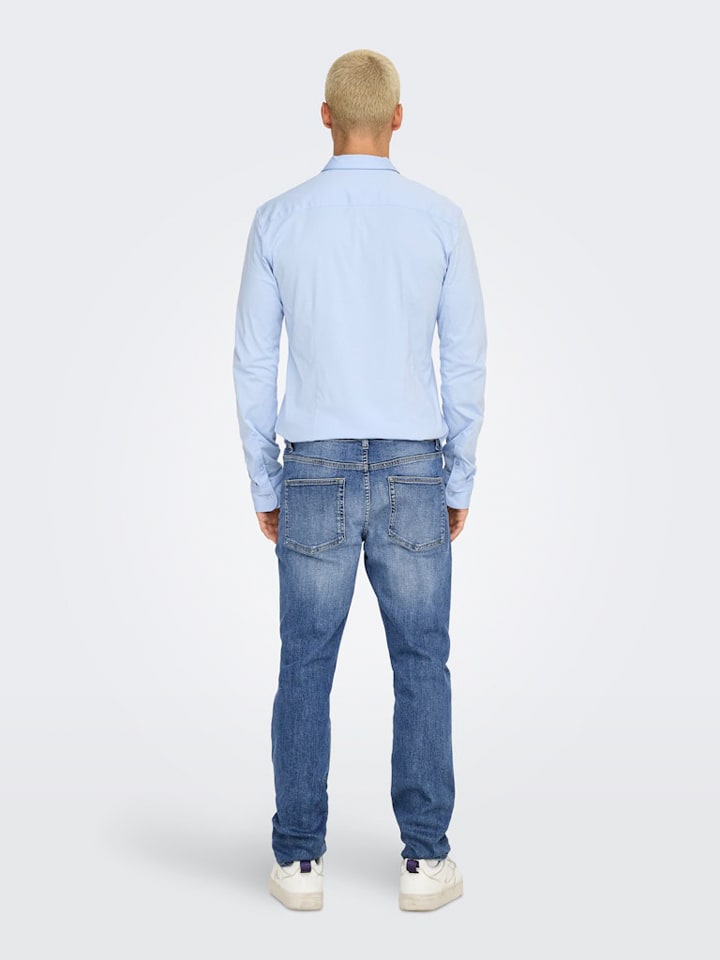 Džíny ONLY & SONS Blau 123382 Jeans "Onsweft" - Regular fit - in Blau - 4